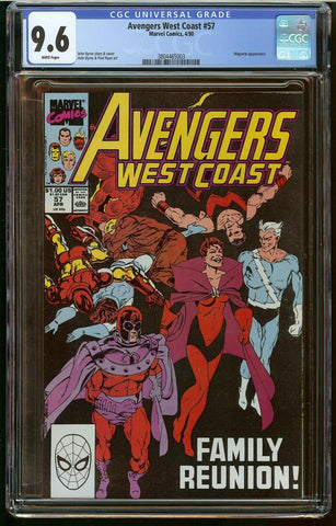 Avengers West Coast #57 CGC 9.6