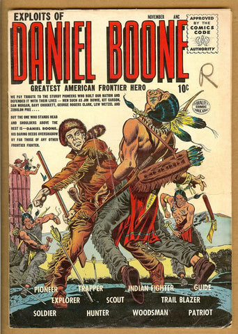 Exploits of Daniel Boone #1 G/VG