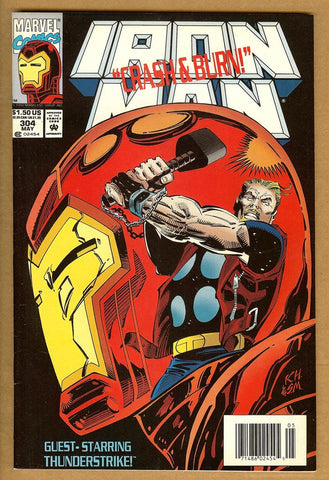Iron Man #304 VF Newsstand
