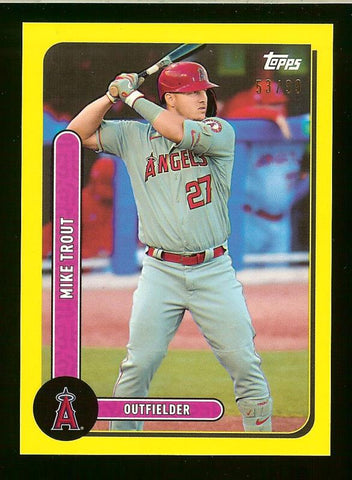 2021 Topps Brooklyn Collection Mike Trout #48 53/99