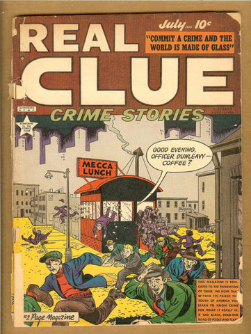 Real Clue Crime Stories v4 #5 FR+