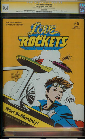 Love and Rockets #5 CGC 9.4