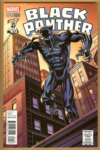 Black Panther (2016) #1 CBLDF Variant Cover NM